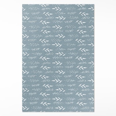 Műanyag szőnyeg Minimalista illusztráció gallyakkal és levelekkel