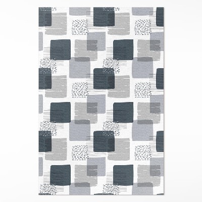 Pvc szőnyeg Festett retro négyzetek