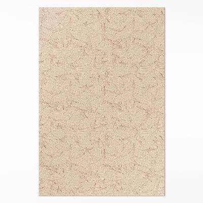 Műanyag szőnyeg Lineáris őszi levelek boho stílusban