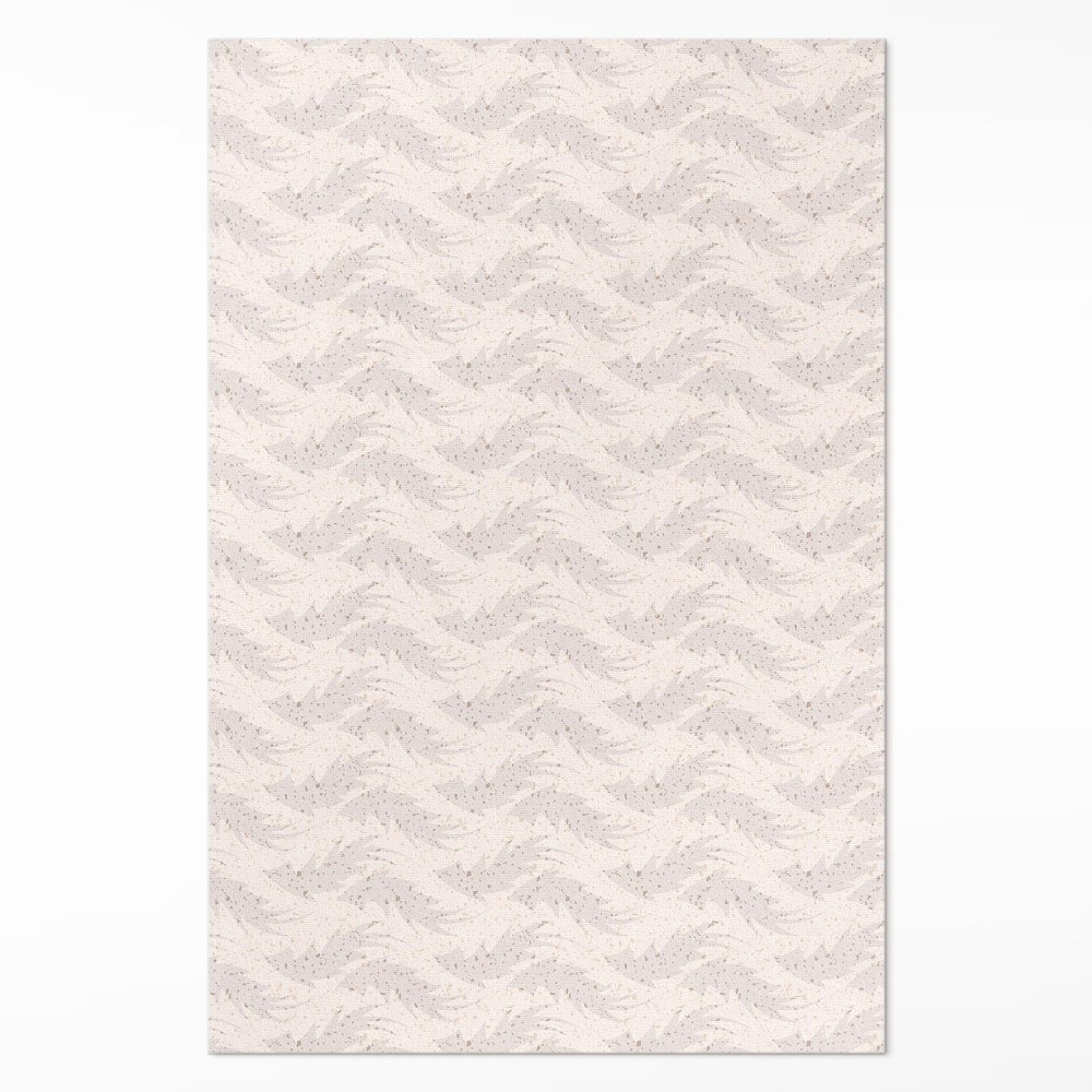 Műanyag szőnyeg Finom levelek tompa színekben