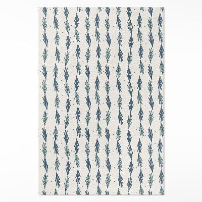 Műanyag szőnyeg Finom levél dekoratív boho minta