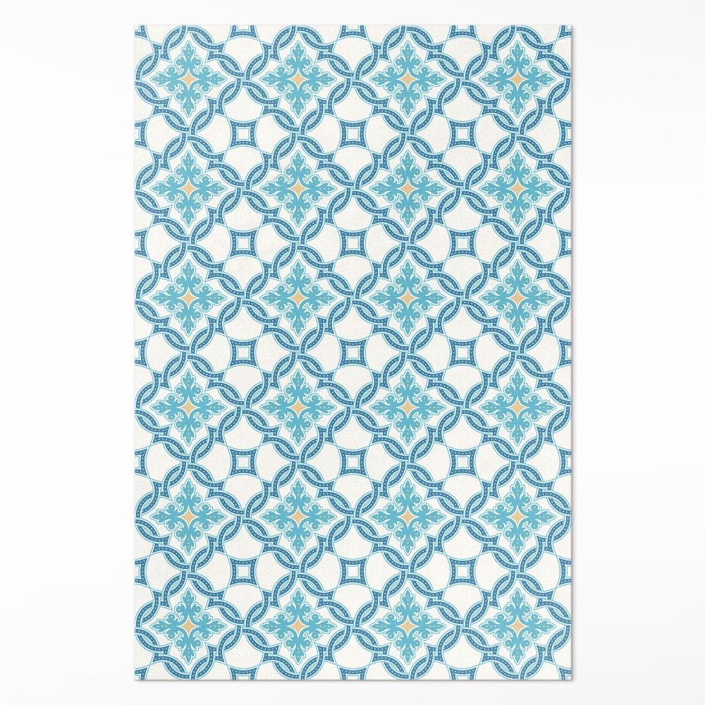 Mosható futószőnyeg Láncszövés dekoratív csempék