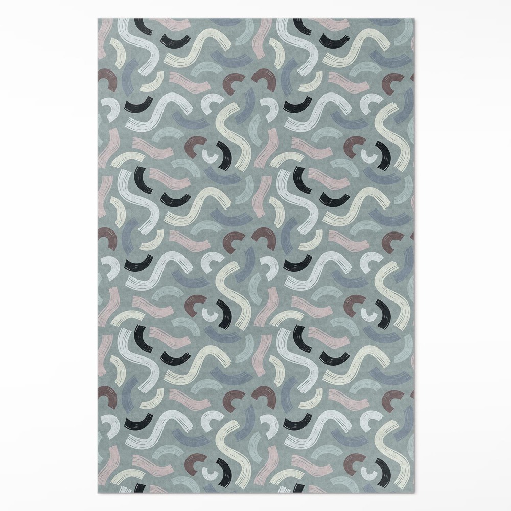 Pvc szőnyeg Absztrakt retro vonalak