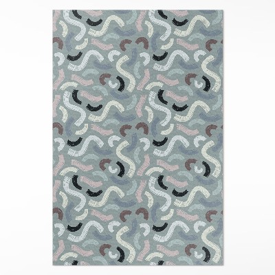 Pvc szőnyeg Absztrakt retro vonalak