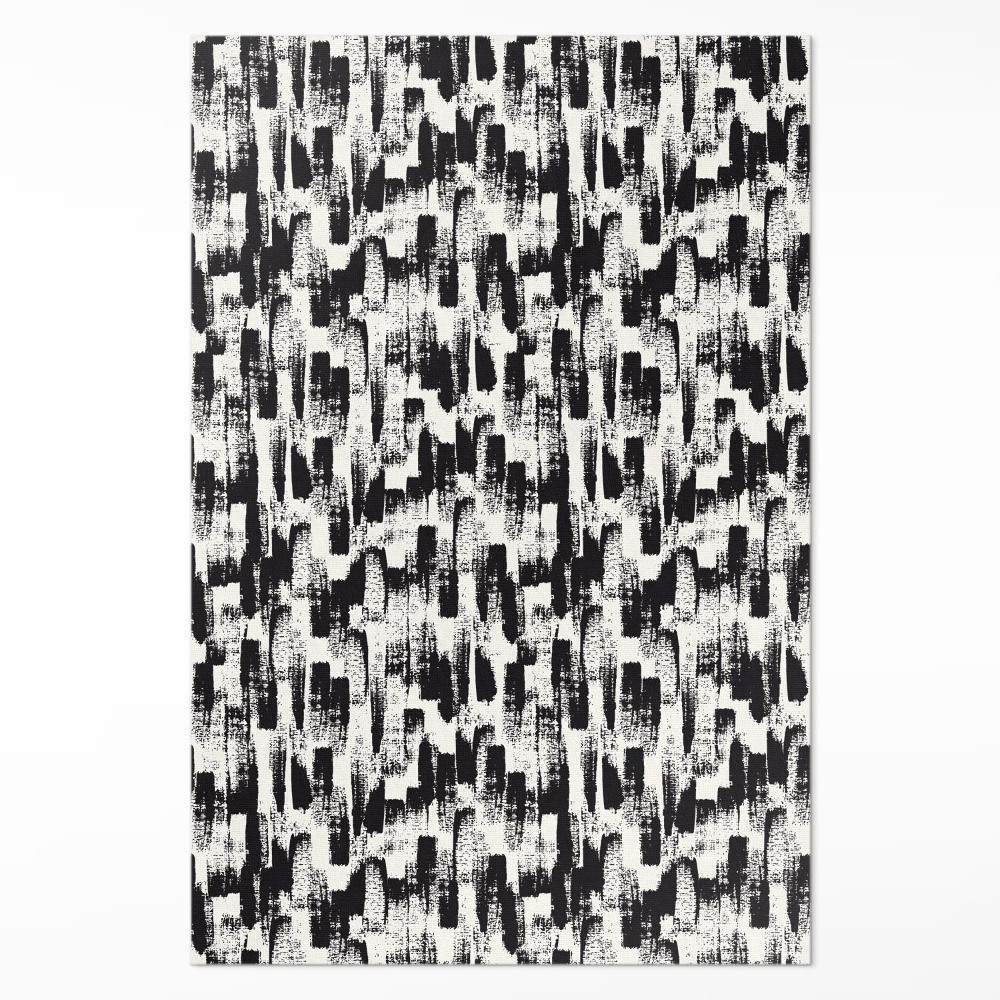 Pvc szőnyeg Monokróm absztrakt festékfoltok