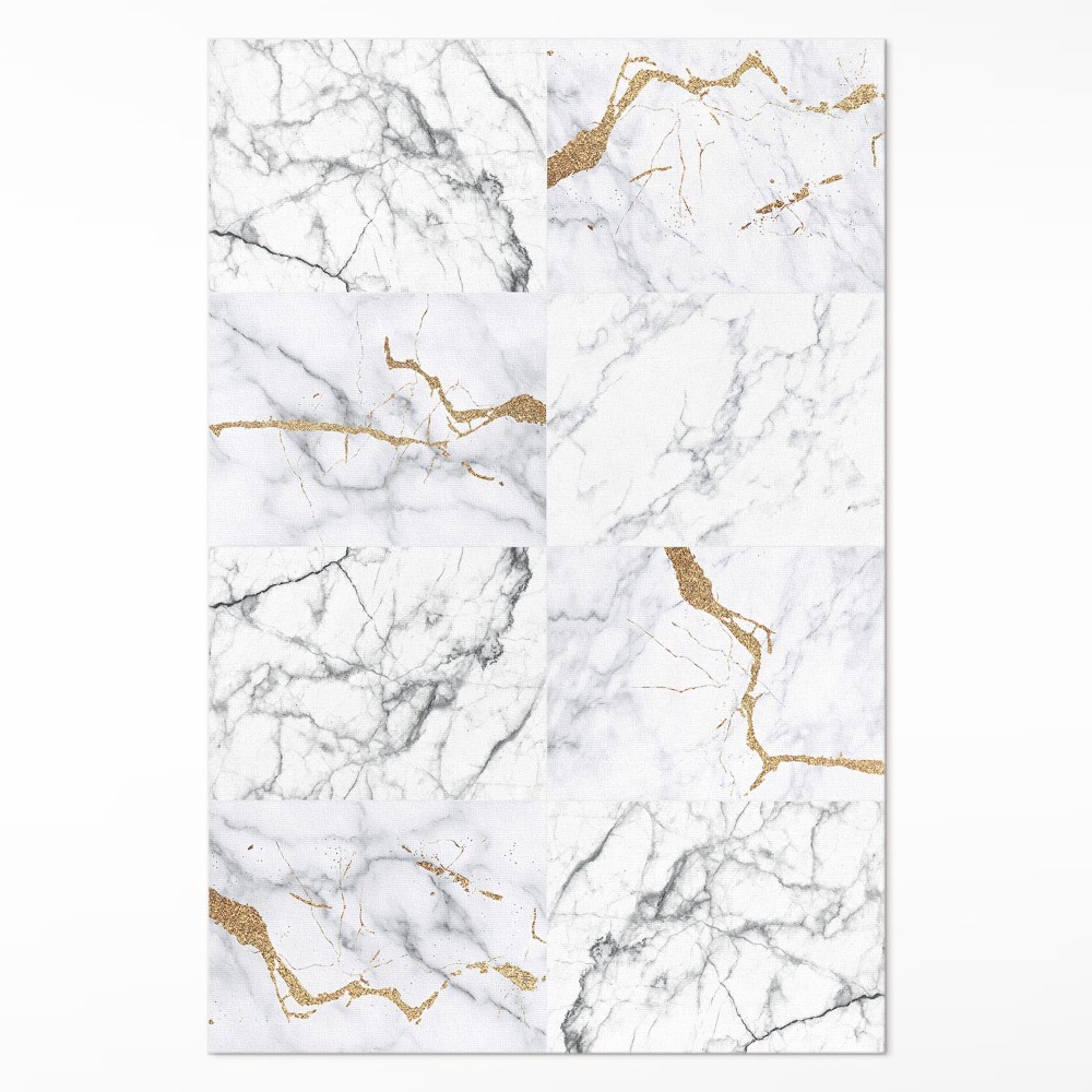 Pvc szőnyeg Elegáns márvány stílusos kőlapok