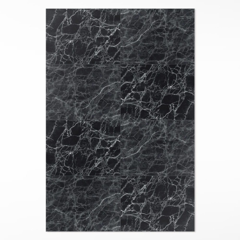 Műanyag szőnyeg Sötét márvány kőlapok