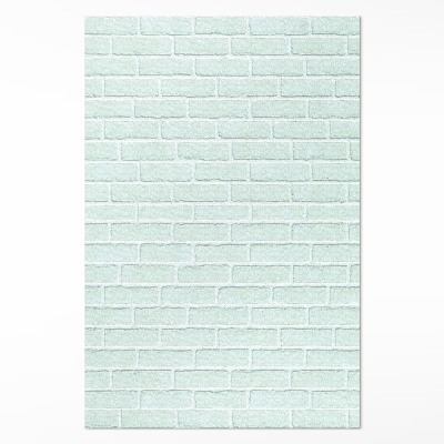 Műanyag szőnyeg Tengeri színű téglafal