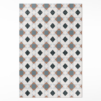 Műanyag szőnyeg Geometrikus mozaik gyönyörű csempe