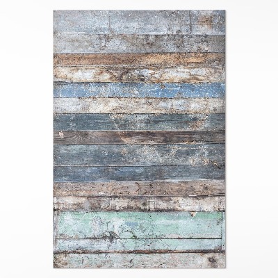 Mosható futószőnyeg Csupaszított vintage fadeszka