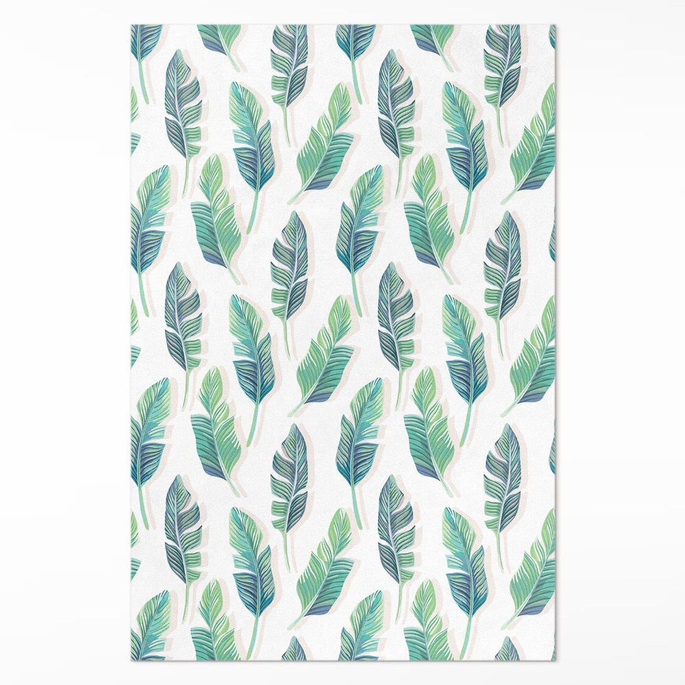 Pvc szőnyeg Boho tollak finom stílusban