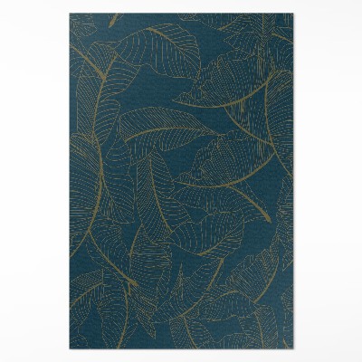 Pvc futószőnyeg Lineáris levelek divatos minta