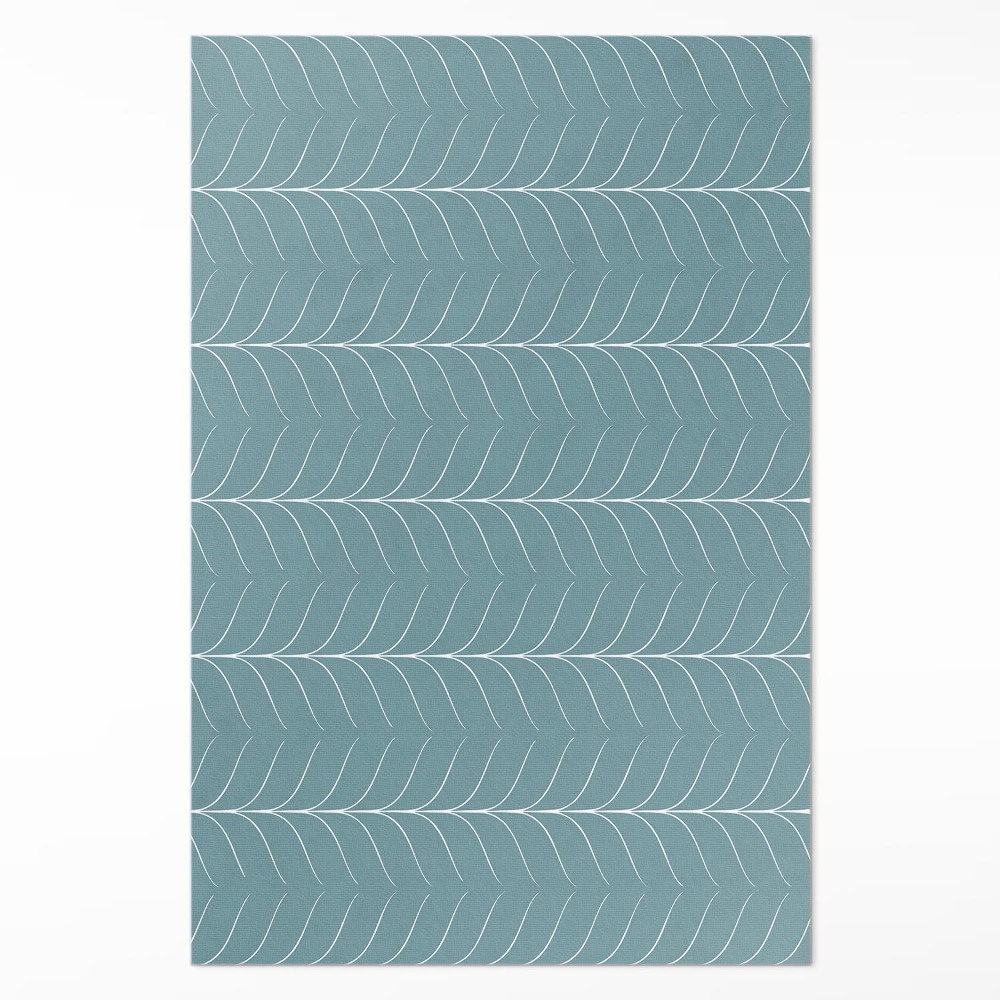 Pvc szőnyeg Lineáris minimalista halszálkás minta