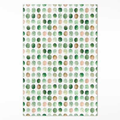 Pvc szőnyeg Akvarell pöttyök festett boho körök