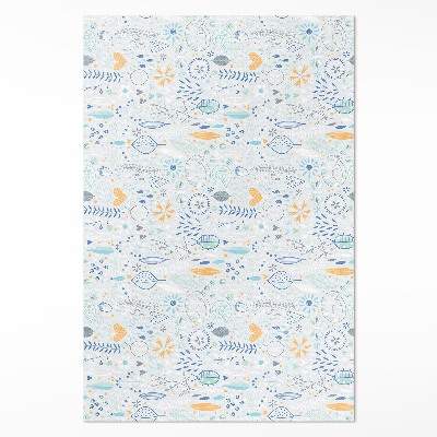 Pvc szőnyeg Vadvirágok pasztell színekben