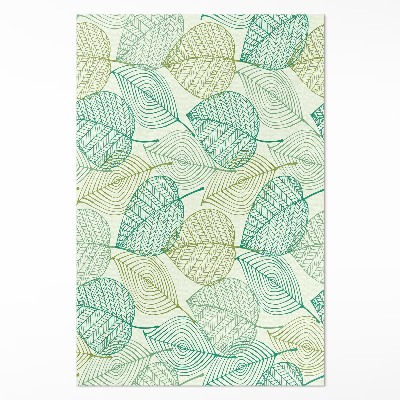 Mosható futószőnyeg Lineáris levelek kompozíciója természet