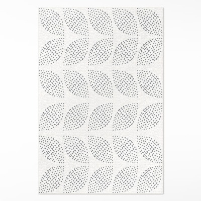 Pvc szőnyeg Sötét levelek kompozíciója pöttyökkel