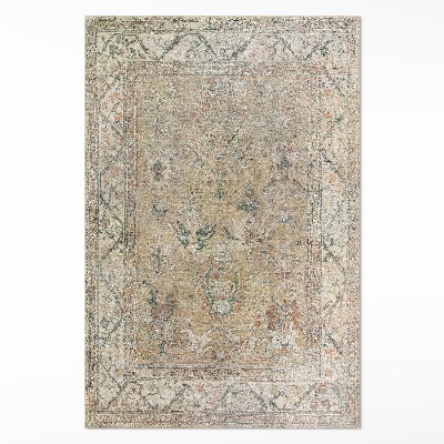 Műanyag szőnyeg Régi bézs minta