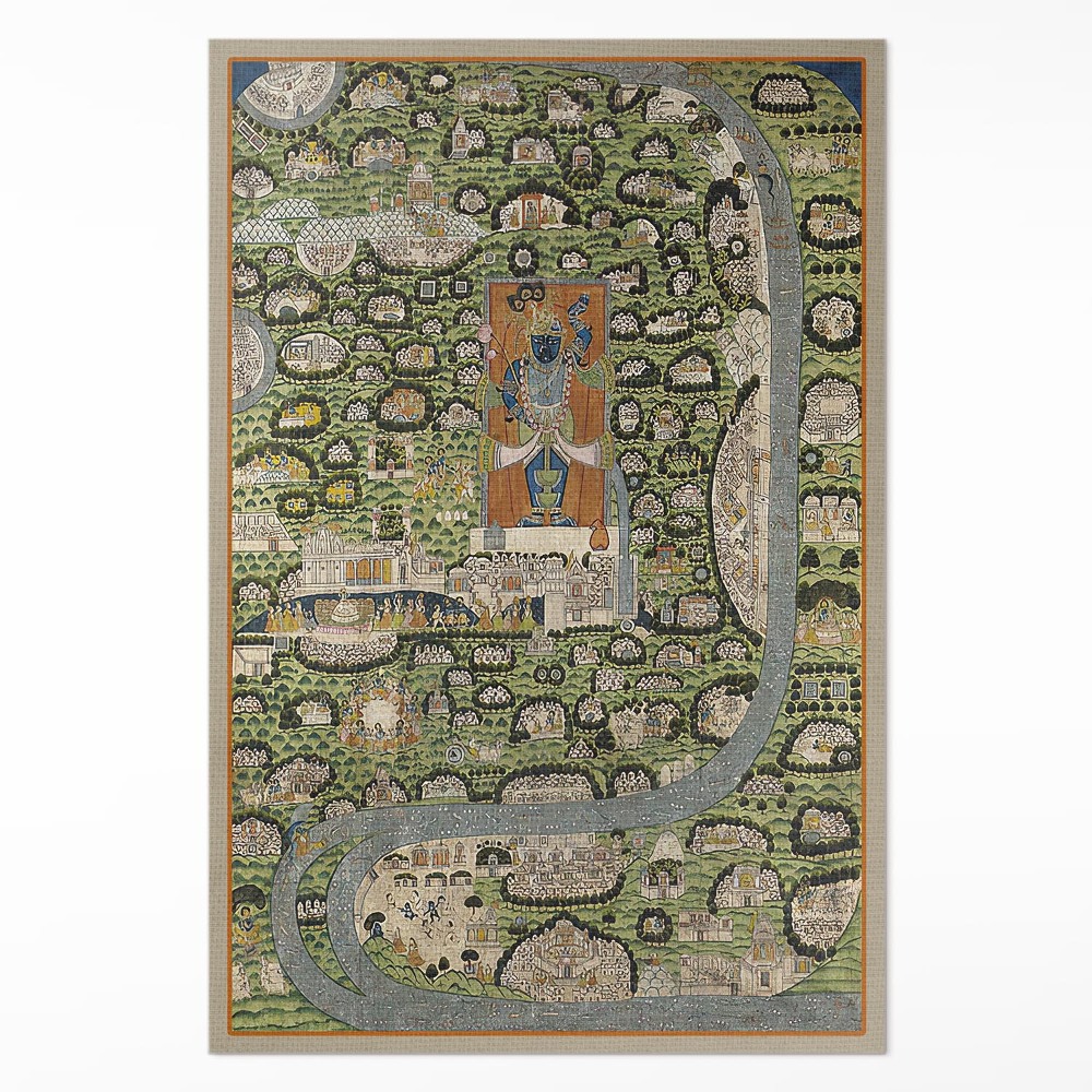 Mosható futószőnyeg India madártávlatból