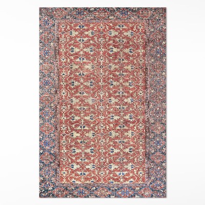 Műanyag szőnyeg Nagyon régi piros kék