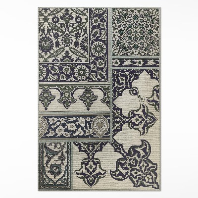 Műanyag szőnyeg Albert Racinet foltvarrás