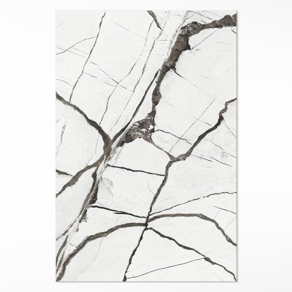 Pvc szőnyeg Fényes repedezett kő márvány