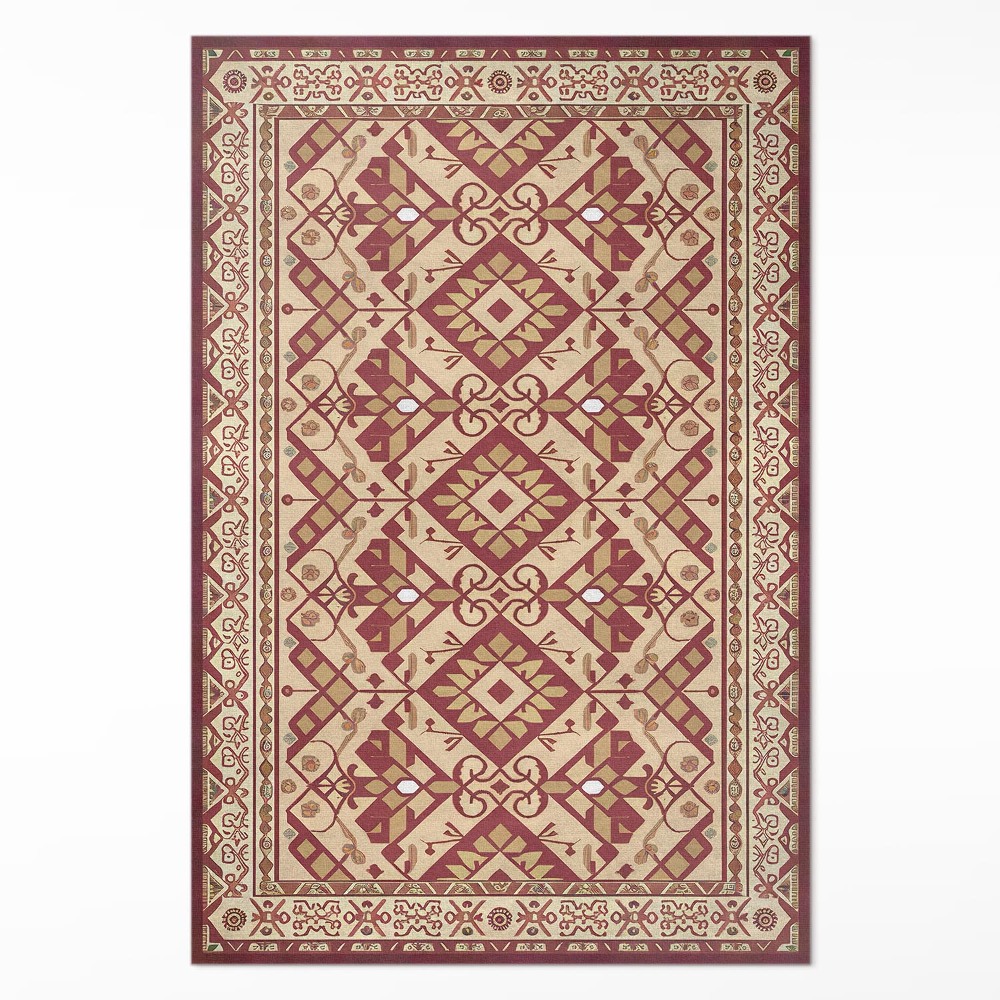 Pvc futószőnyeg Díszes minta régi vintage stílusban