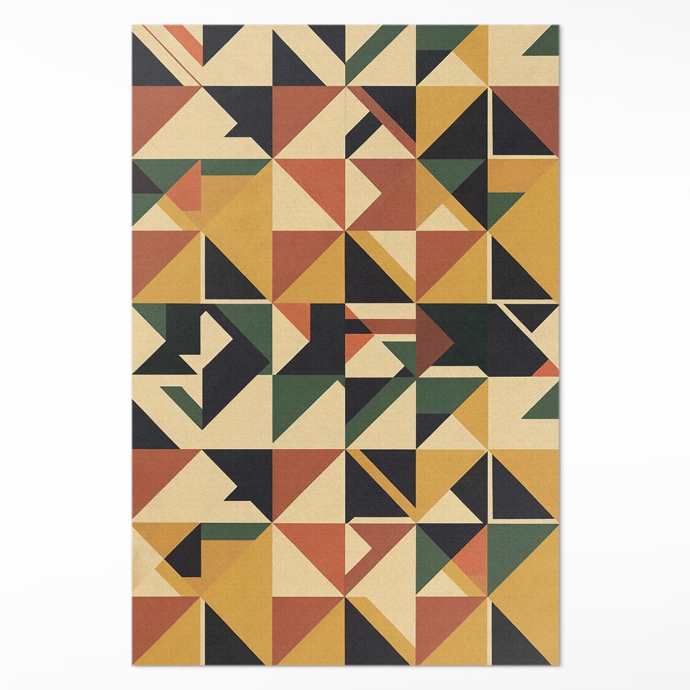 Pvc szőnyeg Geometrikus színes retro absztrakció