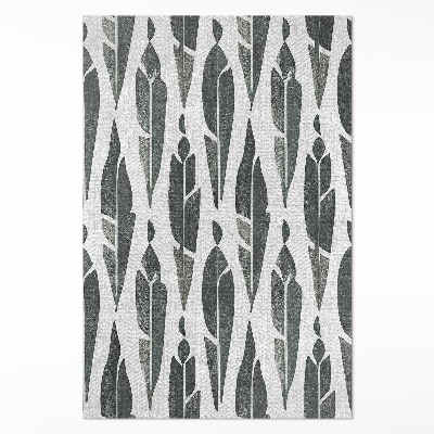 Mosható futószőnyeg Festett indiai tollak boho vintage stílusban