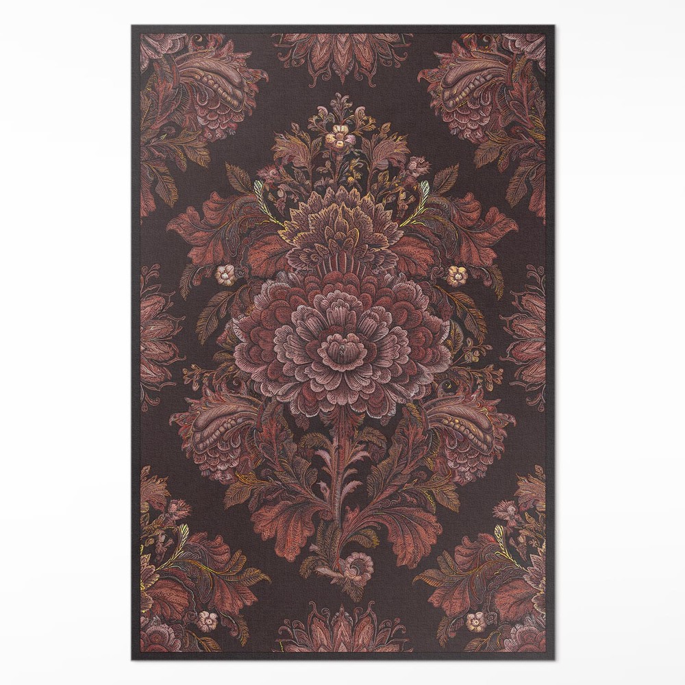 Pvc futószőnyeg Virág kompozíció vintage dísz