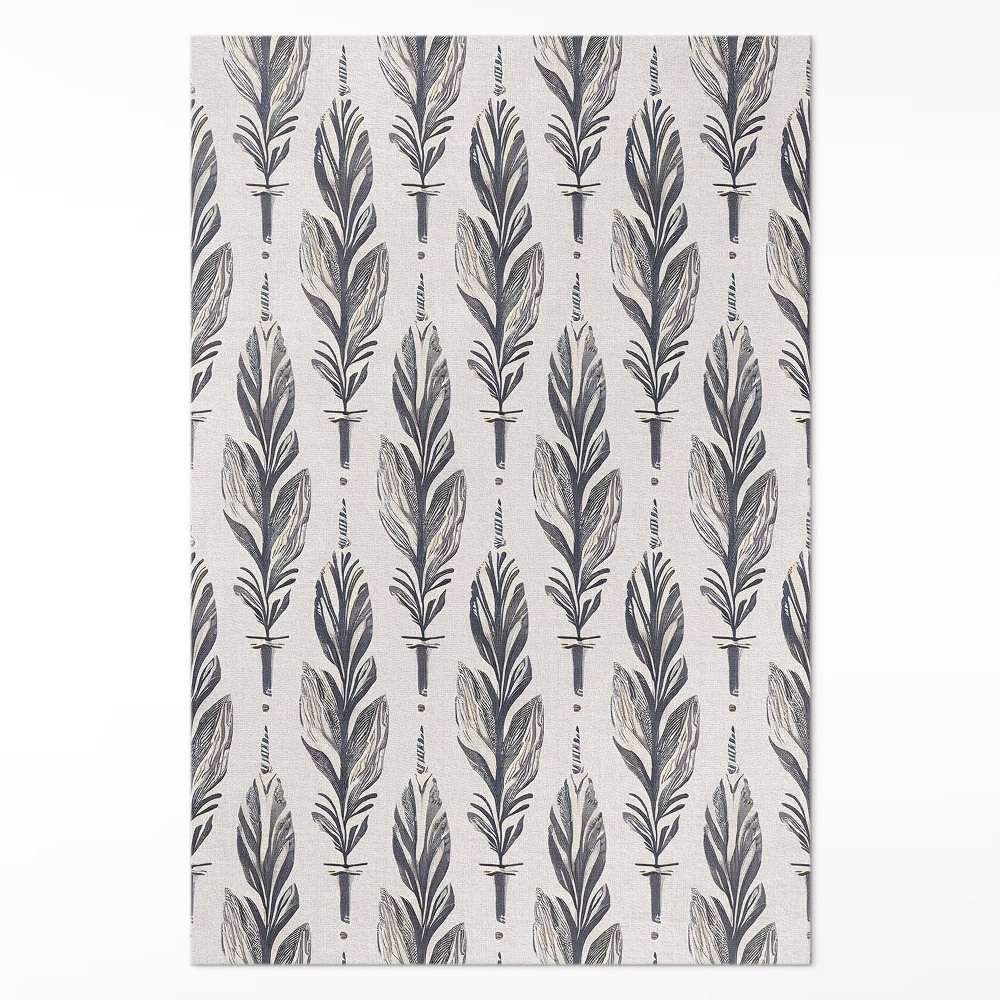 Pvc futószőnyeg Indiai tollak boho stílusban