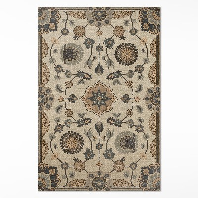 Pvc futószőnyeg Díszes virágok és növények vintage stílusban