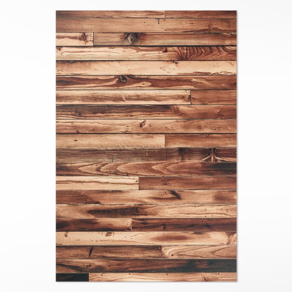 Mosható futószőnyeg Dörzsölt fa padlódeszkák parketta