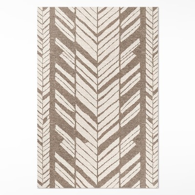 Mosható futószőnyeg Indiai kockás minta boho absztrakt