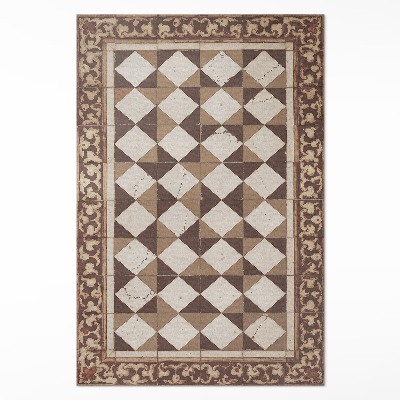 Mosható futószőnyeg Elegáns régi stílusú minták