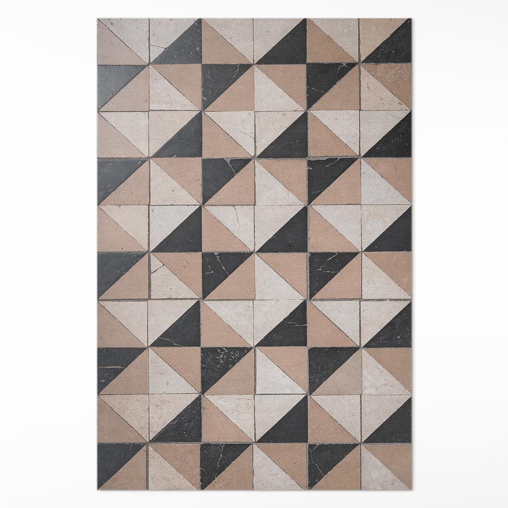 Műanyag szőnyeg Egy régi ház hagyományos mozaikja