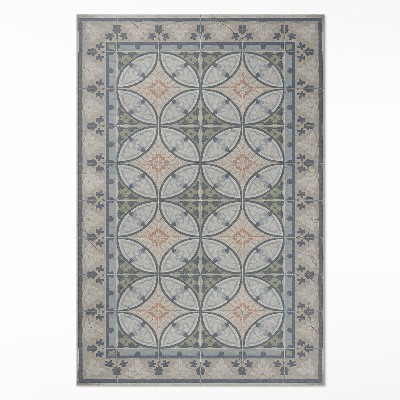 Pvc szőnyeg Vintage kerámia mozaik