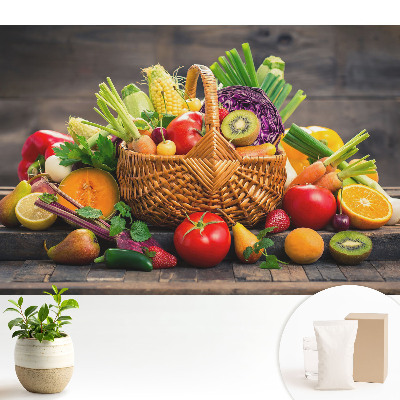 Modern tapéta Egy kosár tele természettel