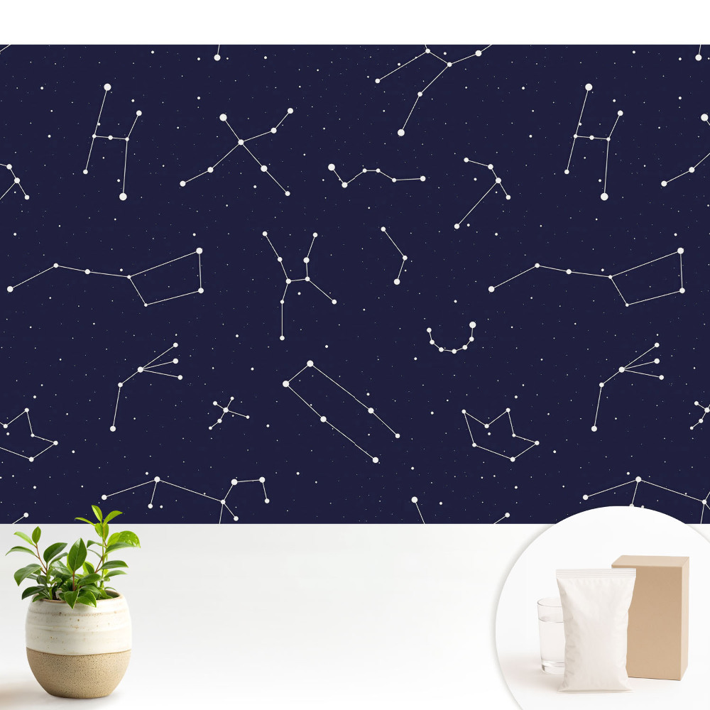 Dekor tapéta Kozmosz éjszakai minta