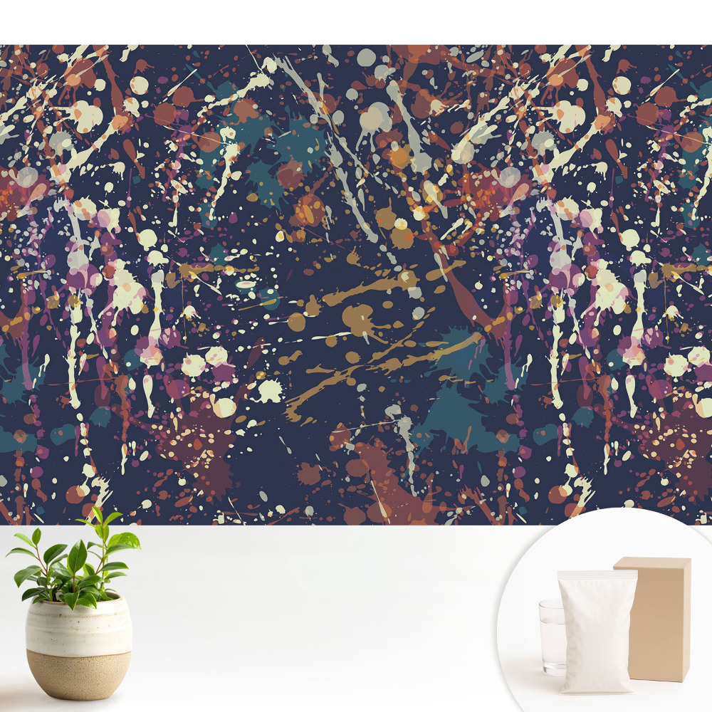 Dekor tapéta Színes vonalak absztrakt foltjai