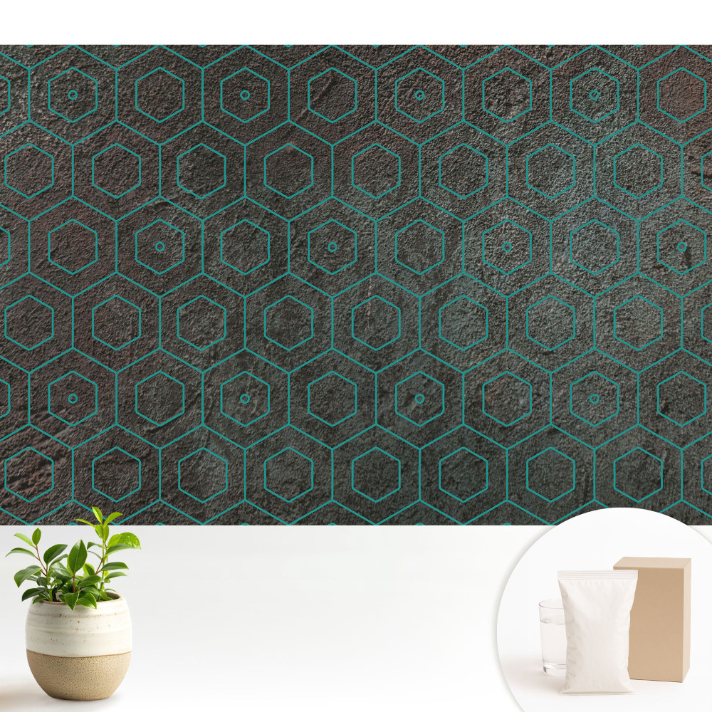 Dekor tapéta Hatszögletű minták modern stílusban