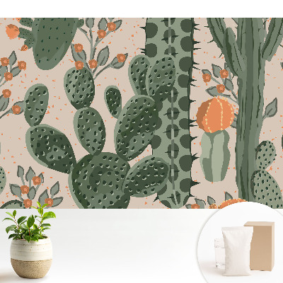 Tapéta Kaktuszok modern mintázatú