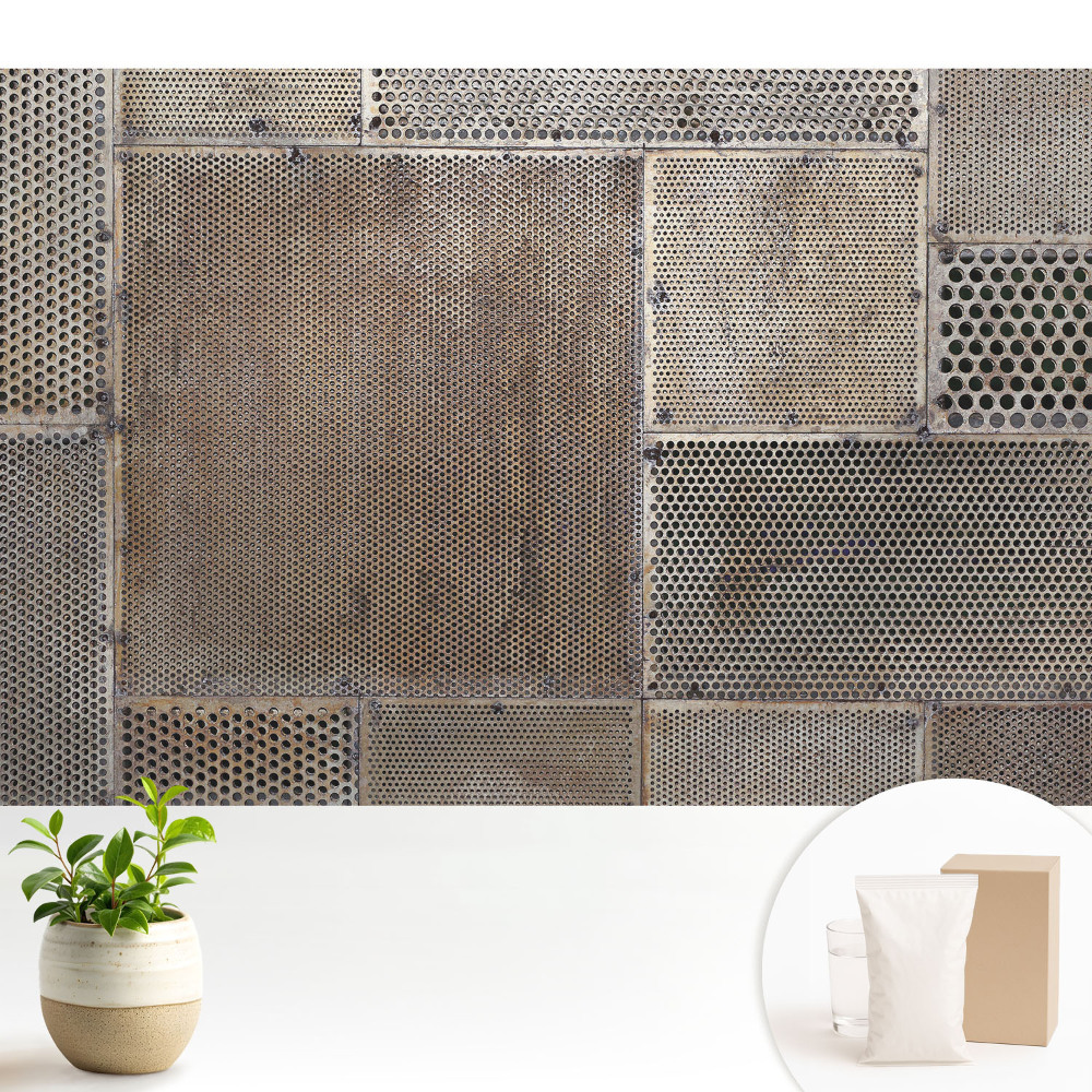 Dekor tapéta Geometriai fémperforációk