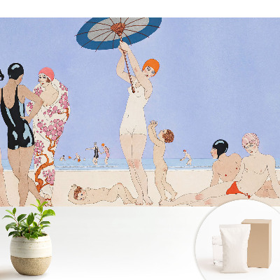 Dekor tapéta Retro tengerparti kikapcsolódás