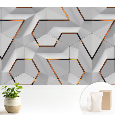 Tapéta Modern geometrikus térbeli elrendezés