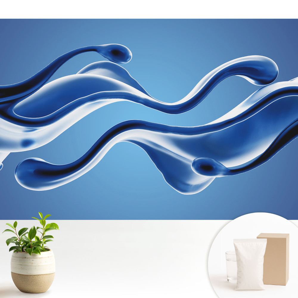 Tapéta Futurisztikus, folyékony formák