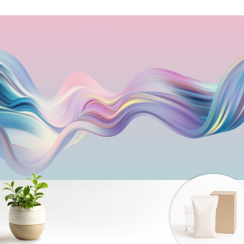 Modern tapéta Hullámok pasztell absztrakciója