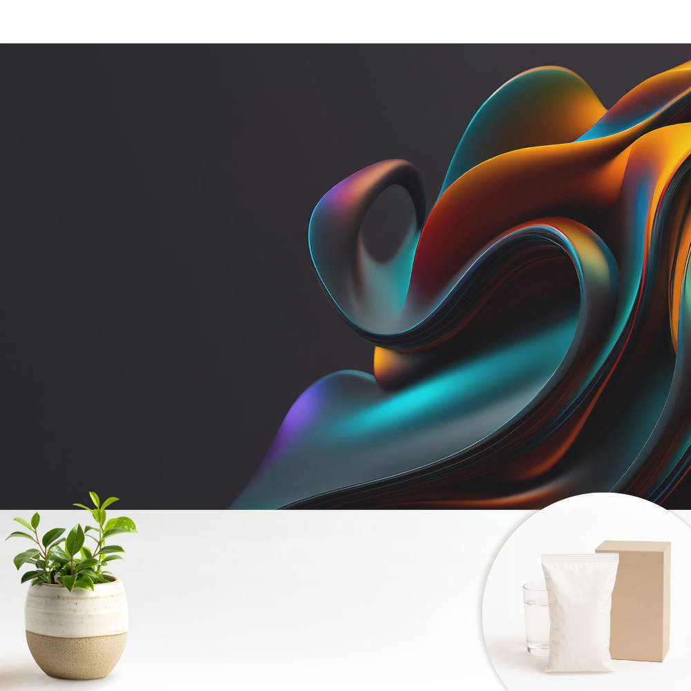 Dekor tapéta Absztrakt színek örvénye