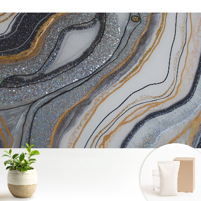 Tapéta Absztrakt hullámok elegáns ragyogás.