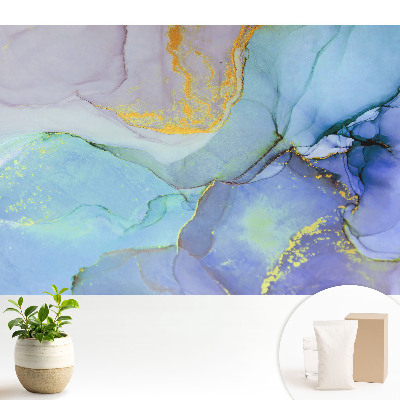 Dekor tapéta Színes akvarell absztrakt foltok